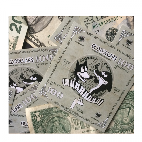 Robosonic - "Old Dollars" Stickers